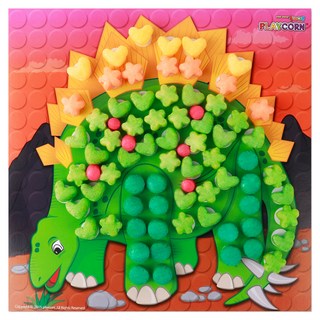 PLAYCORN 4人份拼貼畫製作組, 劍龍, 1套