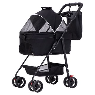 KOLKO 輕便寵物推車 A0352-2, 1個, 黑色