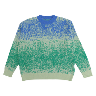 COMPAGNA 女款雙色拼色圓領針織毛衣 CADW0-WSL440