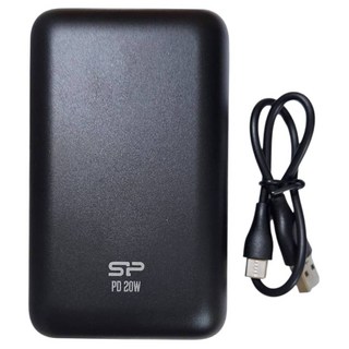SP 20000mAh 大容量行動電源 可登機 + PD/QC快充 附Type-C線 支援iPhone安卓, 黑色, QS58