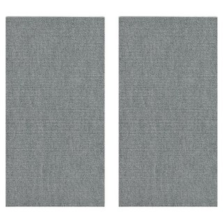 咕沛日常 可黏牆不掉屑貓抓地毯/貓抓板, 淺灰色, 2個