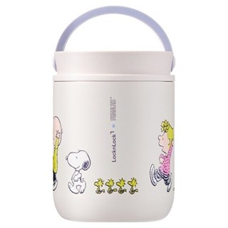 락앤락 스누피 리틀럽 푸드자 LHC8045SNOOPY, 아이보리, 300ml, 1개