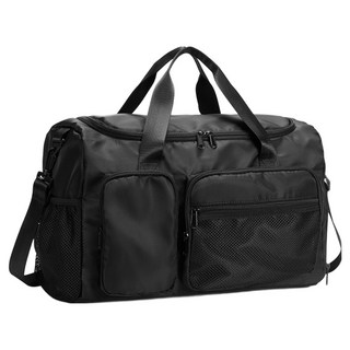 대용량 여행용 스포츠 보스턴 더플백, 블랙, 1개