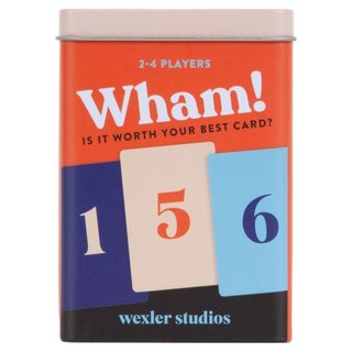 Galison Wham!紙牌桌上遊戲, 1個, 混合顏色