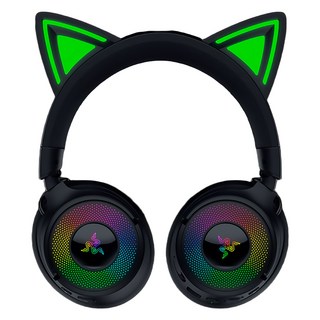 RAZER 雷蛇 北海巨妖 Kitty V3 PRO 藍芽頭戴式耳機, 黑色, RZ04-05170300-R3M1