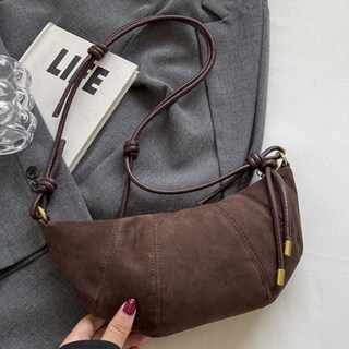 Allode 鹽麵包造型仿麂皮包