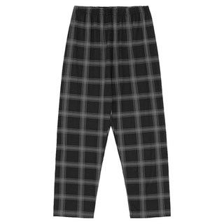 BASE ALPHA ESSENTIALS 柔軟格紋長褲 家居服 外出服