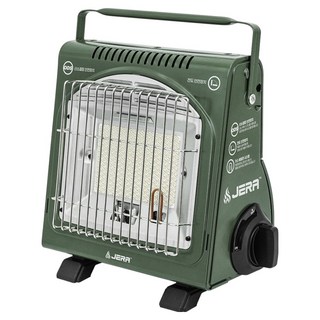 제라 캠핑 낚시 소형 이동식 가스히터, 카키, 1개