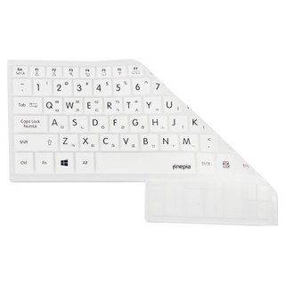 파인피아 삼성 갤럭시북4 엣지14 NT940XMA / NT941XMA 문자 인쇄 키스킨, 화이트, 1개