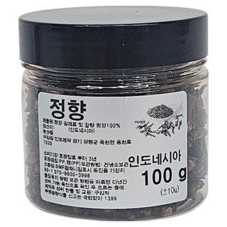 자연공방선율 뱅쇼재료 정향, 1개, 100g