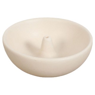 Monoa 簡約線香座, 圓形 白色