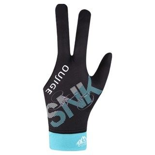 글로어스 당구장갑 왼손, 블랙블루 손목타입, 1개