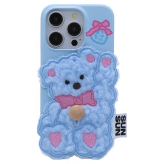 세컨드유니크네임 SUN PATCH HI BEAR 휴대폰 케이스