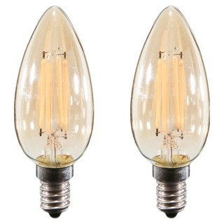 비츠온 KDT LED 에디슨 촛대구 E14 일반형 4W C35, 2개