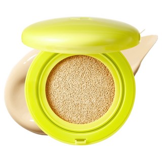 NATURE REPUBLIC Greenderma溫和積雪草精華遮瑕氣墊粉餅 SPF50+ PA+++ 14g, 02 自然米色, 1個