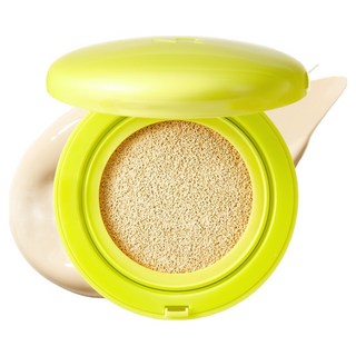 NATURE REPUBLIC Green Derma 溫和積雪草精華遮瑕氣墊粉餅 SPF50+ PA+++ 14g, 01 淺米色, 1個