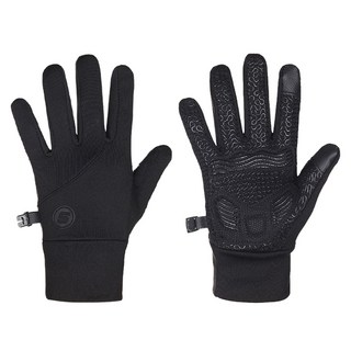 사일런스 프리미엄 동계 기모 겨울 터치 기능 자전거장갑, 블랙, 1세트