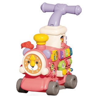 비비엔 하늘썬별 3INI 안전증기 기차 발편한 걸음마 에듀테이블 푸시워커 bibiin6063, 핑크, 1개