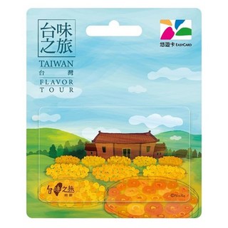 EASYCARD 悠遊卡 台味之旅透明悠遊卡, 1個, 柿餅