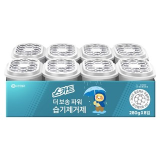 Scott 可麗舒 The Bosoong 強效桶裝 Kakao 除濕劑 正裝, 280g, 8個