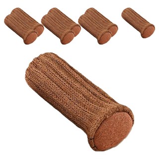 미소로운 소음방지 논슬립 의자 캡 옐로우 브라운, 8개