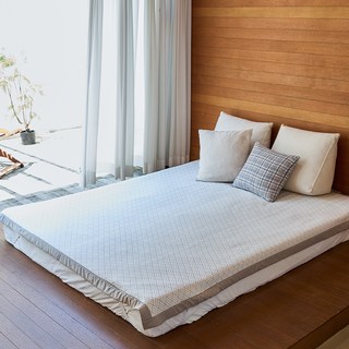 규수방 여름 시원한 사계절 냉감 쿨패드, 라떼화이트