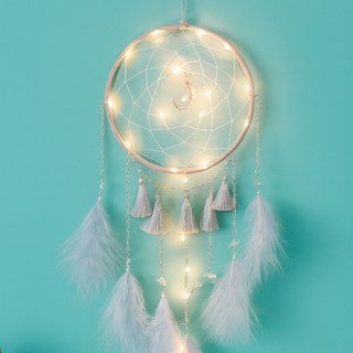 TCR 盛開捕夢網 + 燈串, 天空藍