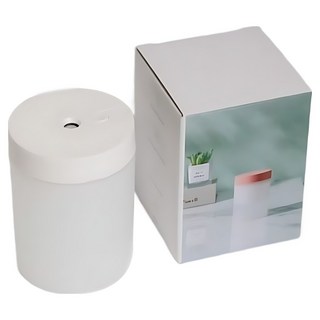 새벽상 안개 미스트 USB 가정용 무드등 무소음 탁상용 미니 가습기 200ml, 화이트