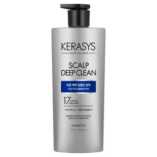케라시스 두피 비듬케어 딥클린 쿨링 단백질 샴푸, 750ml, 1개