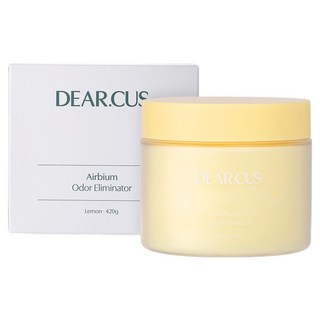 디어커스 에어비움 고체 탈취제 420 레몬 본품, 420g, 1개
