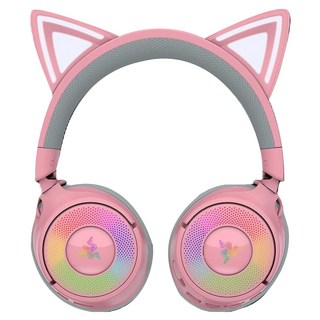 RAZER 雷蛇 北海巨妖 Kitty V3 PRO 藍芽頭戴式耳麥, 粉晶色, RZ04-05170200-R3M1