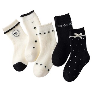 아이뿜 아동용 포근정원 겨울 방한 양말 5켤레 세트 Z04