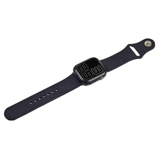 矽膠智慧手錶錶帶, 黑色, 1個
