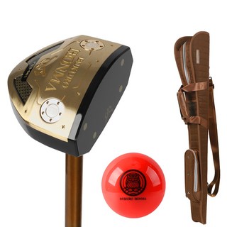 부쿠로혼마 우드 4스타 파크골프채 A세트 PBH-001 850mm 브라운 레드, L, 90도