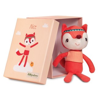 Lilliputiens 比利時 好安心陪伴偶 愛麗絲小狐, 混合顏色, 1個