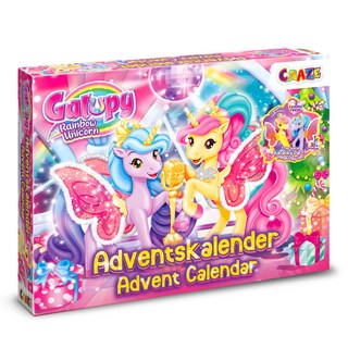 CRAZE 戳戳樂降臨曆 彩虹小馬-24 64054, 多色, 1套