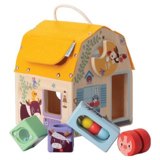 Lilliputiens 比利時 聲音形狀探索屋, 多色, 1個