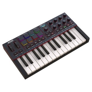 AKAI USB主控鍵盤 MPK Mini MK4 B, 黑色, 1個, 單一商品