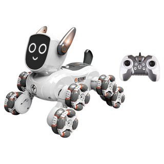원앤원 로보사이언 오토 8휠러 RC로봇 + 무선 리모컨 세트, 혼합색상, 1세트