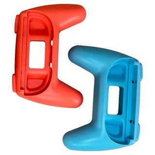 AKiTOMO 阿吉托摩 Switch2 手柄握把 AKSW-346, 紅色 + 藍色, 1套