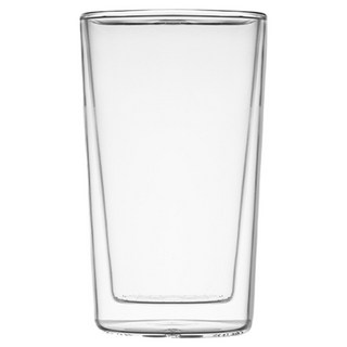 Driver 耐熱雙層玻璃杯 400ml, 透明色, 1個