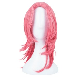 BIEIBIO K-POP 男偶像 Cosplay 假髮 50cm, 粉紅浪漫, 1個