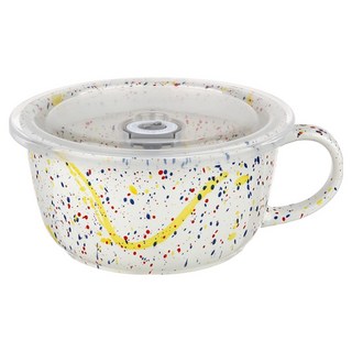 플라라 한손쿡 전자레인지 라면기, 화이트, 1개