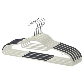 월드크린 투톤 논슬립 회전형 옷걸이, 그레이, 5개