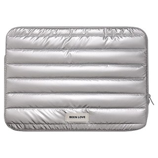 BEEN LOVE 星輝太空亮彩手提電腦包, 銀色, 1個