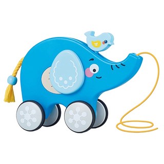 PLAYFUL TOYS 頑玩具 學步拖拉樂 大象, 藍色, 1個