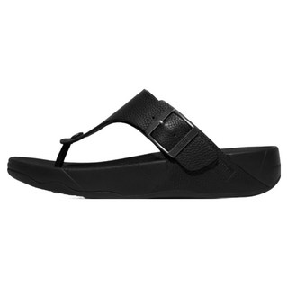 fitflop 男士 Track 2 扣環 Tumble 皮革 T-Post 涼鞋