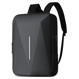 CASHCOO 多功能筆電後揹包, 黑色, 1個