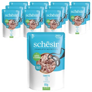 스케지어 쉐지애 고양이 주식 파우치, 85g, 12개, 참치