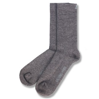 Silence 男用美麗諾羊毛輕量運動襪, 卡其色, 1個